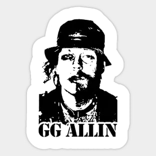 GG Allin Sticker